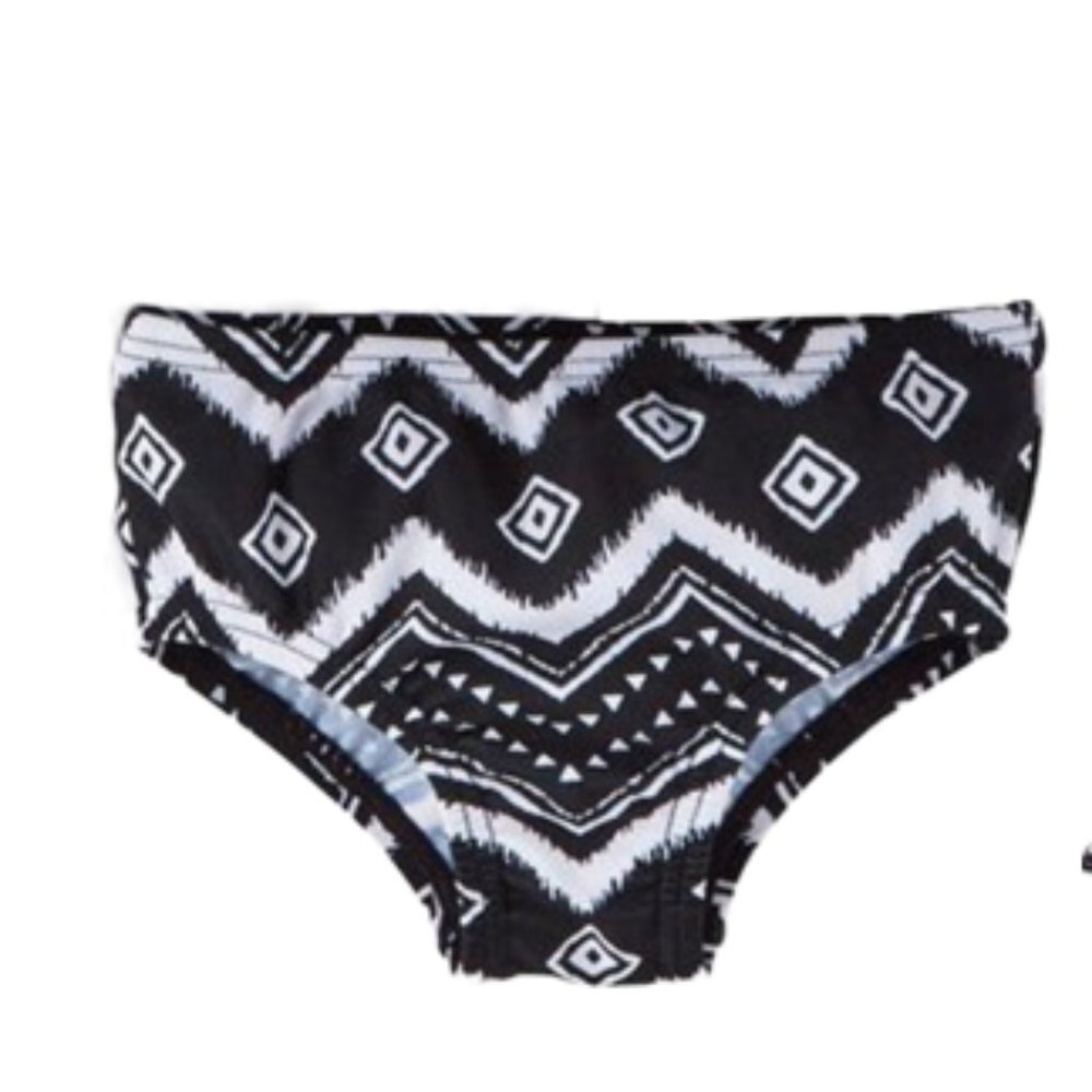 Carter's Baby Girls 3-PC Bikini Top Cover Swim Set Chevron UPF 50+ Lined… - Picture 4 of 6